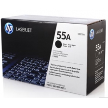 惠普 CE255A 55A 黑色原裝硒鼓標準容量 (適用LaserJet P3015)